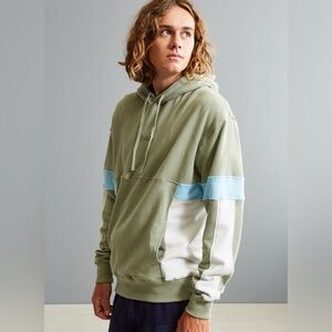 Barney Cools SOLD OUT Sports Hoodie Sweatshirt Size M Colorblock Cotton